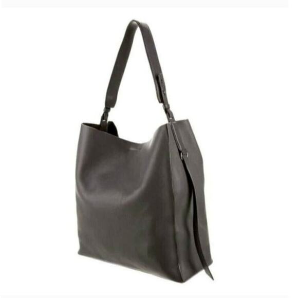 All Saints Handbags - All Saints Paradise N/S Tote Gray Leather
